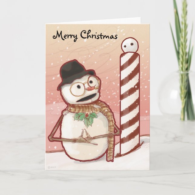 Carte de Noël du Pôle Nord (Devant)