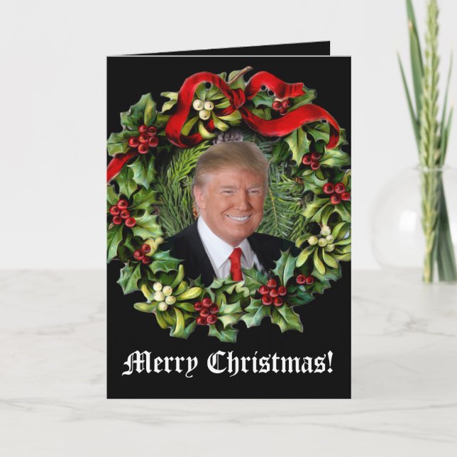 Carte de Noël du Président Donald Trump (Devant)