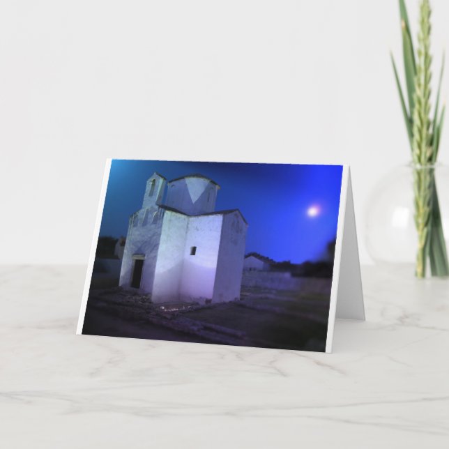 Carte de Noël : Église croate (Devant)