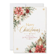 Carte de Noël élégante