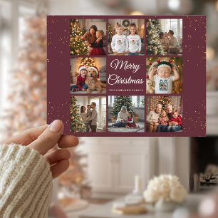 Carte de Noël élégante 8 photos