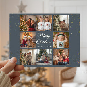 Carte de Noël élégante 8 photos