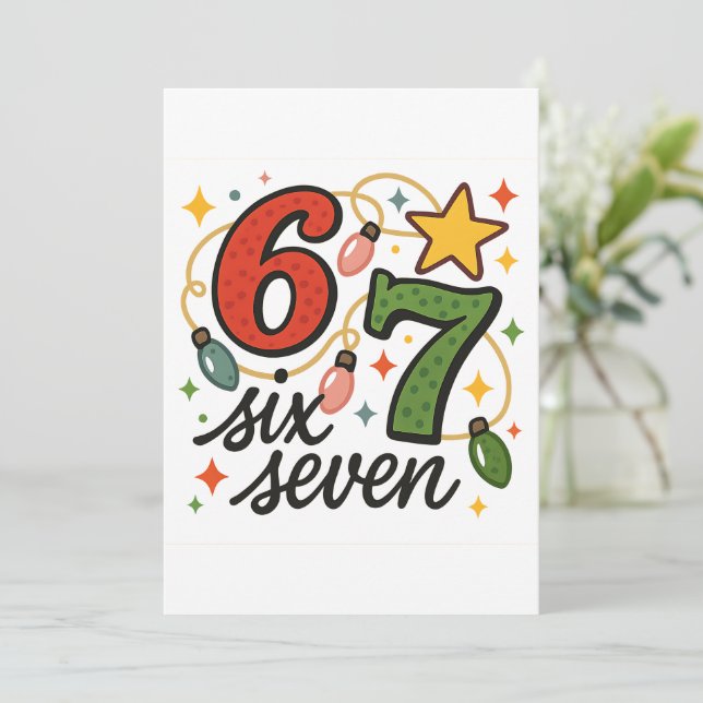 Carte de Noël élégante et joyeuse 6 7 (Debout devant)