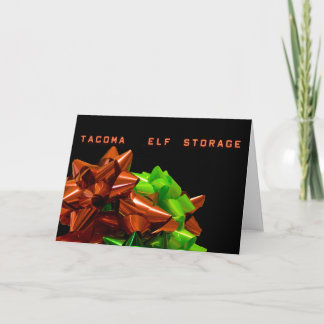 Carte de Noël Elf Storage #1