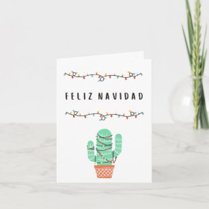 Carte de Noël en espagnol mexicain