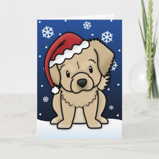Carte de Noël en espagnol tibétain Kawaii