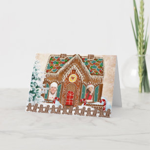 Carte de Noël en pain d'épice