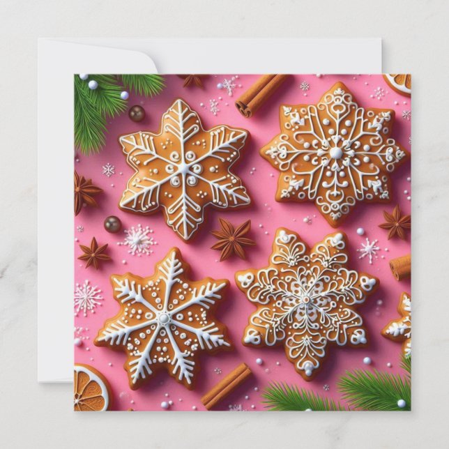 Carte de Noël en pain d'épices ! (Devant)