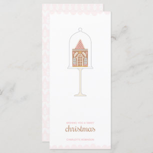 Carte de Noël en pain d'épices