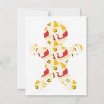 Carte de Noël en pain d'épices