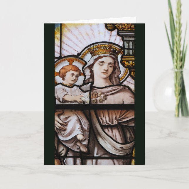 Carte de Noël en verre tendu - France (Devant)