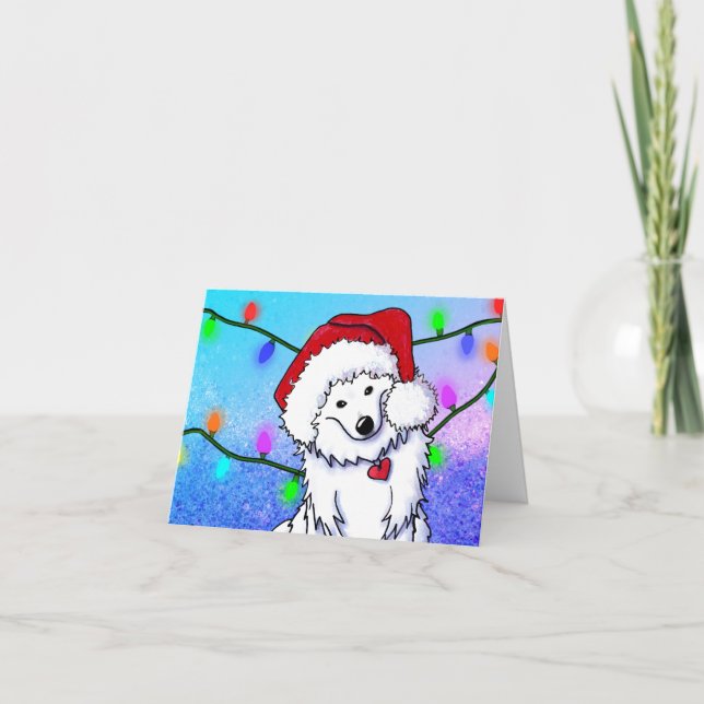 Carte de Noël Eskimo américaine (Devant)