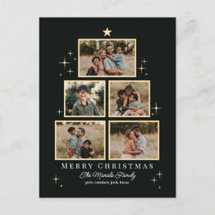 Carte de Noël et carte postale de galerie d'arbres