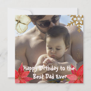 Carte de Noël et d'anniversaire pour le meilleur p