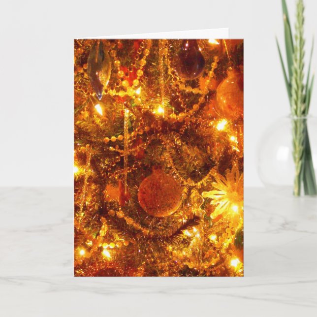 Carte de Noël étincelante (Devant)