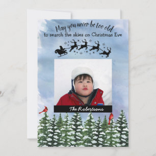 Carte de Noël Eve Watercolor