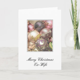 Carte de Noël Ex-Femme