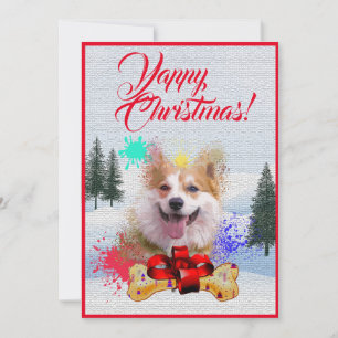 Carte de Noël facile à personnaliser et drôle de c