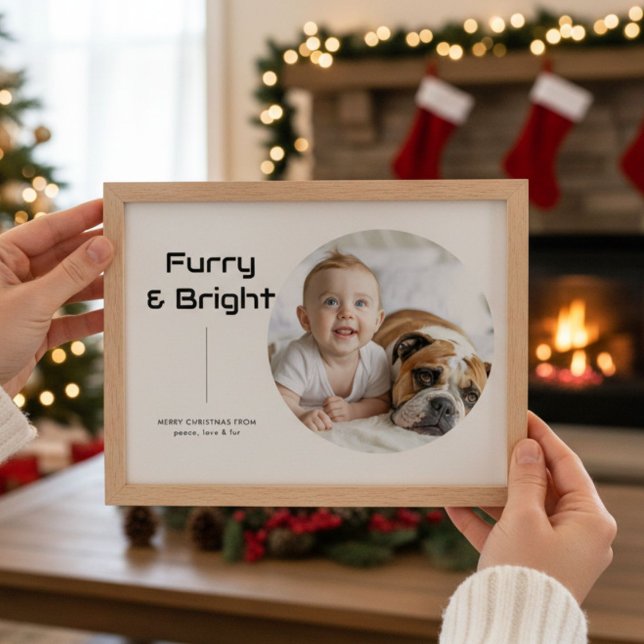 Carte de Noël familiale Fer & Bright (Créateur téléchargé)