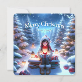 Carte de Noël fantaisie