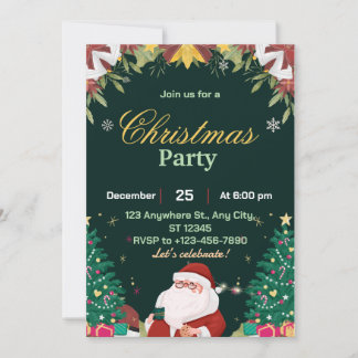 Carte de Noël Festival Minimaliste Imprimable