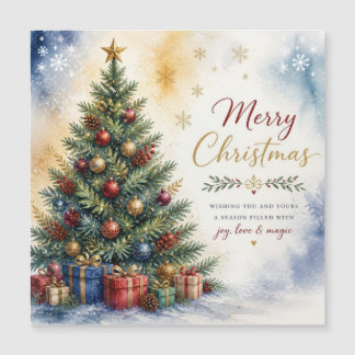 Carte de Noël festive arbre de Noël