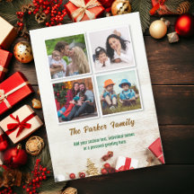 Carte de Noël festive Photo Xmas Instagram