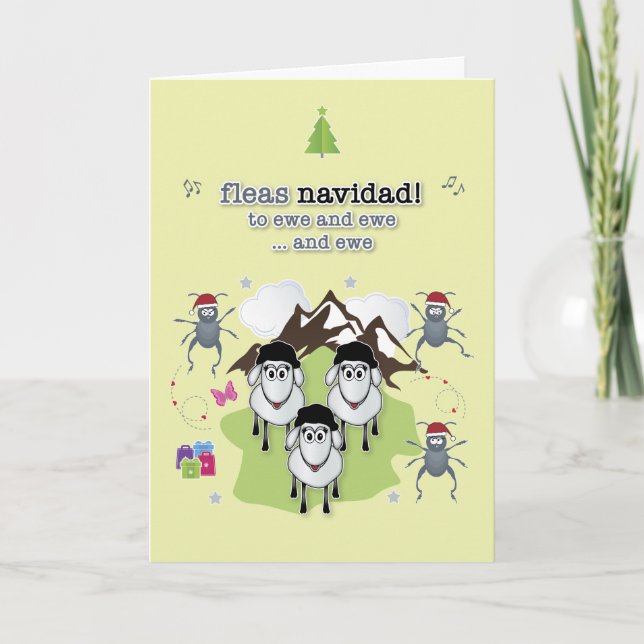 Carte de Noël Flea Navidad (Devant)