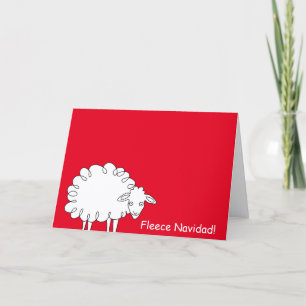 Carte de Noël Fleece Navidad