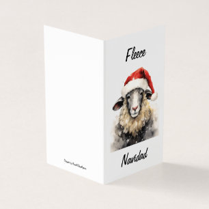 Carte de Noël Fleece Navidad