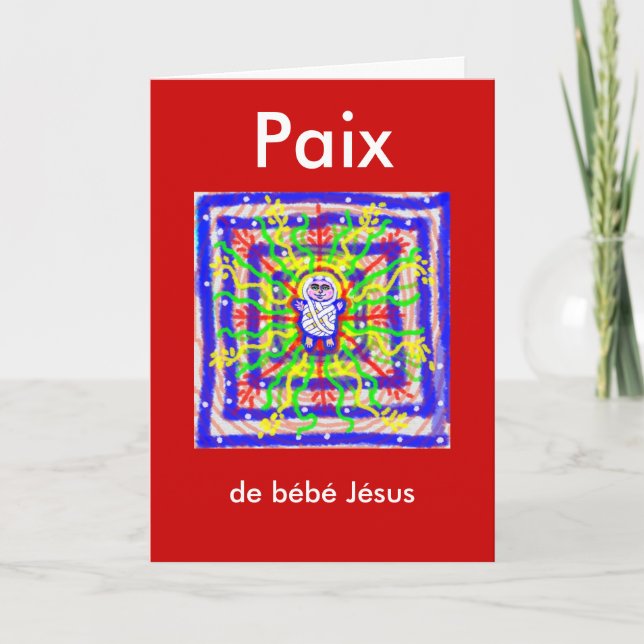 Carte de Noël française (Devant)