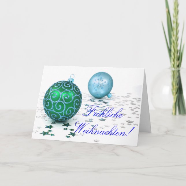 Carte de Noël Fröhliche Weihnachten II (Devant)