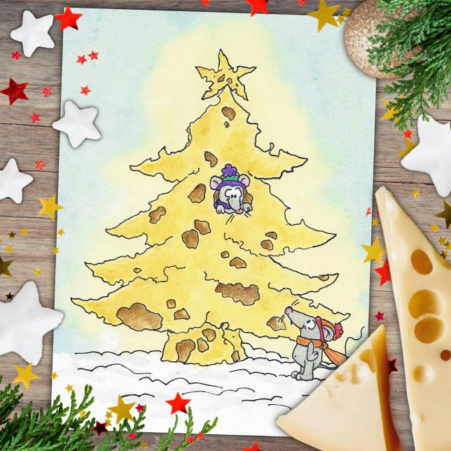 Carte de Noël fromagère par Nicole Janes (Créateur téléchargé)