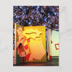 Carte de Noël géante en Bangkok, Thaïlande