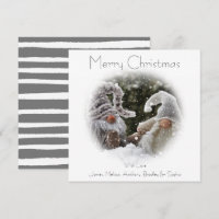 Carte de Noël Gnome | Imp | Fête de Noël