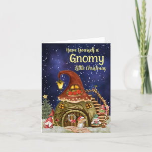 Carte de Noël Gnomy