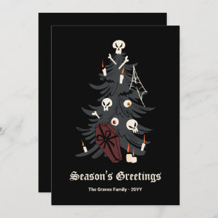 Carte de Noël gothique