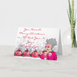 Carte de Noël Grand Dame III