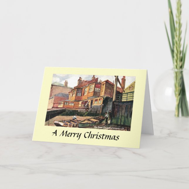 Carte de Noël - Greenwich, Londres (Devant)