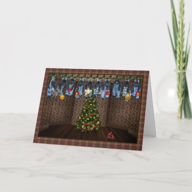 Carte de Noël Hanging Around (Devant)