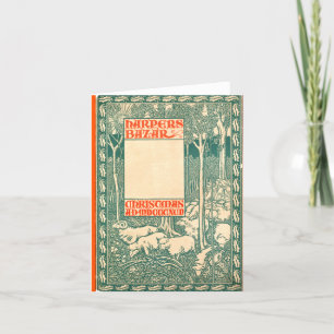 Carte de Noël Harper's Bazar