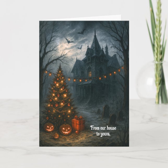Carte de Noël Haunted (Devant)