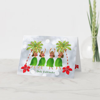 Carte de Noël Hawaïenne Mele Kalikimaka