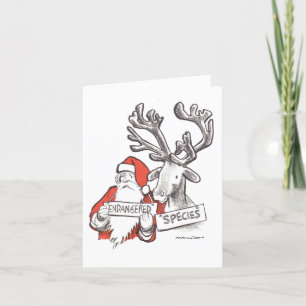 Carte de Noël Herblock classique