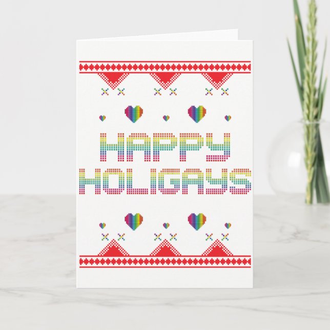 Carte de Noël heureuse de Holigays (Devant)