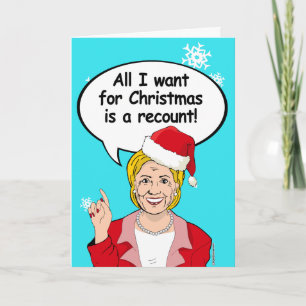 Carte de Noël Hillary - Tout ce que je veux pour N
