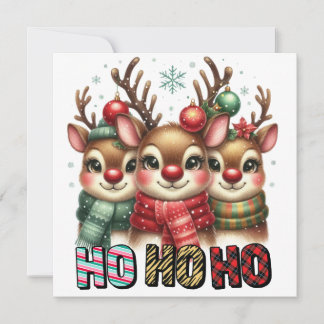 Carte de Noël Ho Ho