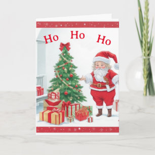 Carte de Noël Ho Ho
