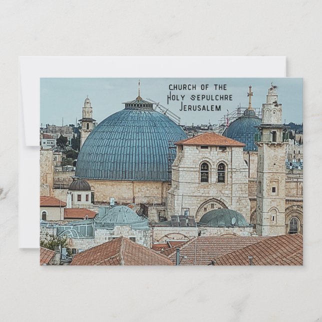Carte de Noël Holy Land Faith (Devant)