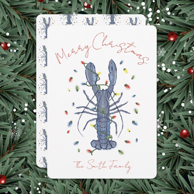 Carte de Noël Homard (Créateur téléchargé)